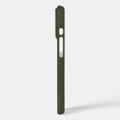 Moss Green Glitter iPhone 16 Hoesje – (Achterkant / Links)