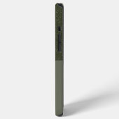 Moss Green Glitter iPhone Case Hoesje (Linkerkant)