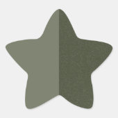 Moss Green Glitter Starburst Sticker – Aanpassen (Voorkant)