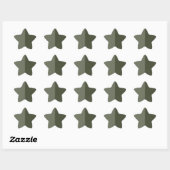 Moss Green Glitter Starburst Sticker – Aanpassen (Vel)