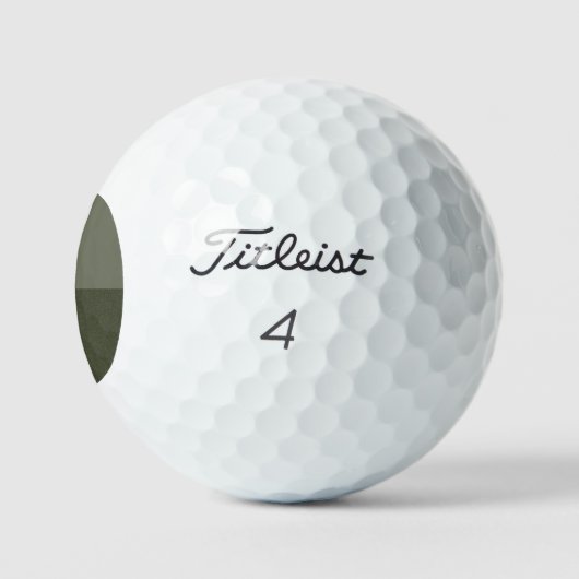 Moss Green Golf Ball – getextureerd modern design Golfballen (Logo)