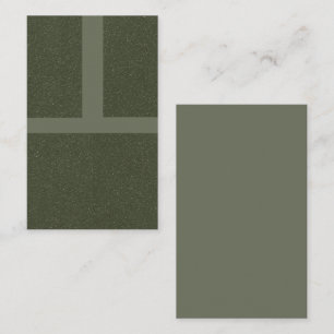 Moss Green Grid Modern Visitekaartje – Aanpassen