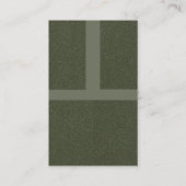 Moss Green Grid Modern Visitekaartje – Aanpassen (Voorkant)