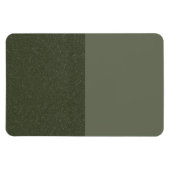 Moss Green Half Textured Aangepaste flexibele magn Magneet (Horizontaal)