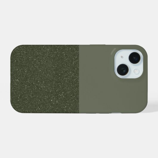  Moss Green iPhone 15 Hoesje (Achterkant horizontaal)