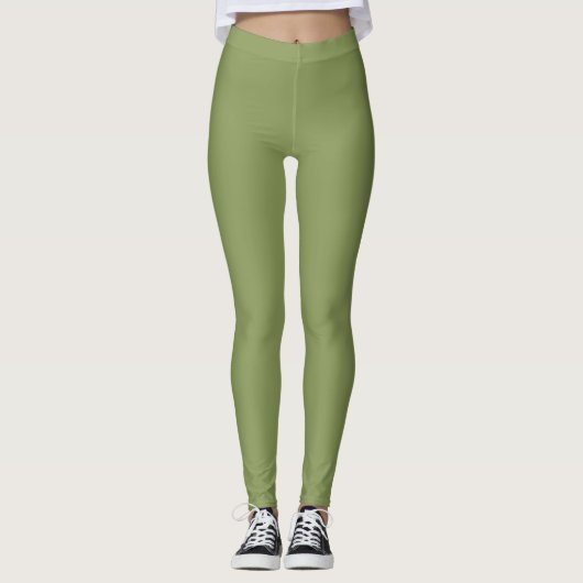 Moss Green Leggings (Voorkant)