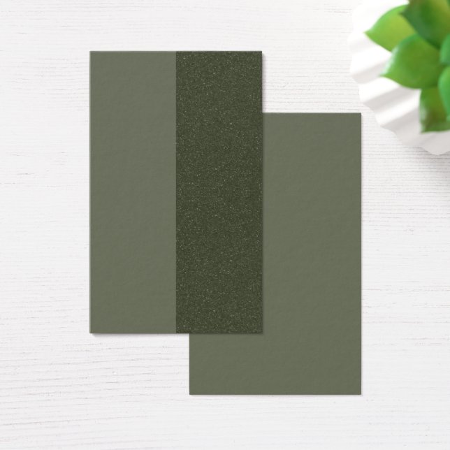 MOSS Green Luxe Vertical Profile Card – Aanpassen Visitekaartje (Bureau)