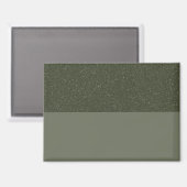 Moss Green Magnet (bovenpaneel textuur) – Aanpasse (Voorkant / Achterkant)