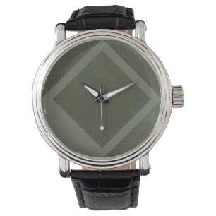Moss Green met diamant bekleed horloge