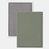 Moss Green Minimalist aangepaste koelkastmagneet Magneet (Voorkant / Achterkant)