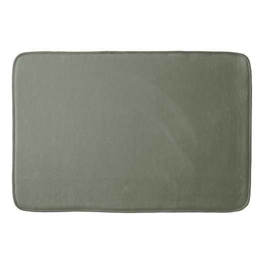 Moss Green Minimalist Badmat – (Voorkant)
