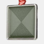 Moss Green Modern Cross Ornament (Links)