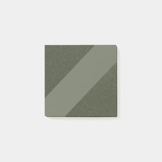 Moss Green Modern Custom Sticky Notes (Voorkant)