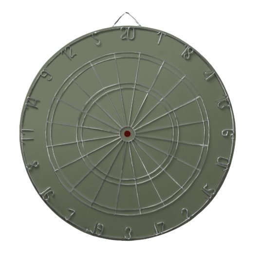 Moss Green Modern Dartboard Design –  Dartbord (Voorkant)