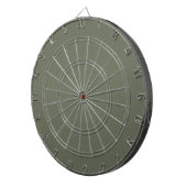 Moss Green Modern Dartboard Design –  Dartbord (Voorkant Rechts)