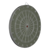 Moss Green Modern Dartboard Design –  Dartbord (Voorkant Links)