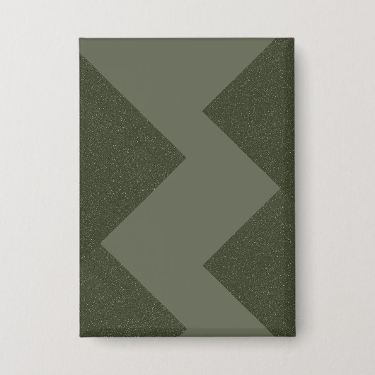 Moss Green Modern Rectangle Button (Voorkant)