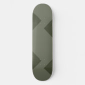 Moss Green Modern Skateboard Deck (Voorkant)