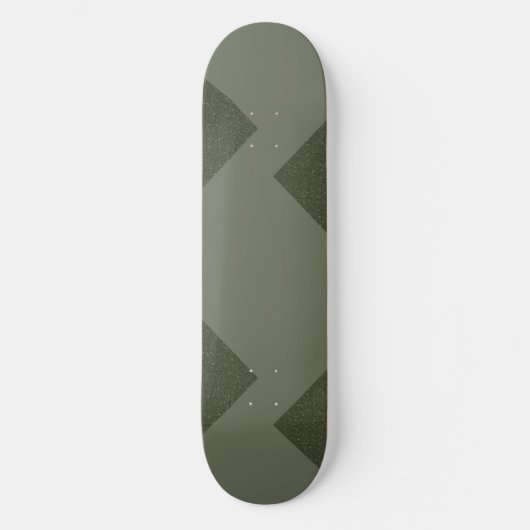 Moss Green Modern Skateboard Deck (Voorkant)