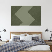 Moss Green Moderne Canvas Kunst (Insitu (Slaapkamer))