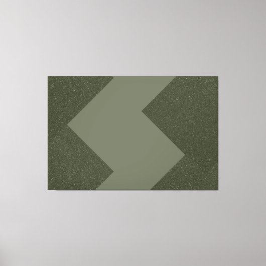 Moss Green Moderne Canvas Kunst (Voorkant)