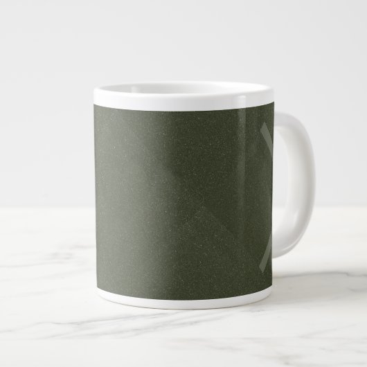 Moss Green Moderne Mok (Voorkant rechts)