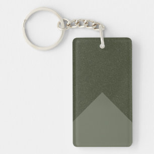 Moss Green Mountain Acryl Sleutelhanger – Aanpasse