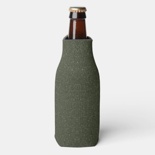 Moss Green Noise Effect Bottle Cooler – Aanpassen (Fles Voorkant)