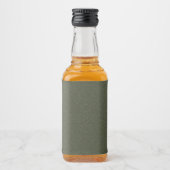 Moss Green Noise Effect Flesetiket – Aanpassen Likeurfles Etiket (Voorkant)