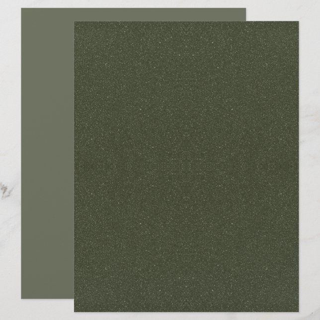 Moss Green Noise Effect Letterhead –  Briefhoofd (Voorkant / Achterkant)