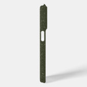 Moss Green Noise iPhone 15 Pro Hoesje – Aangepast (Achterkant / Rechts)