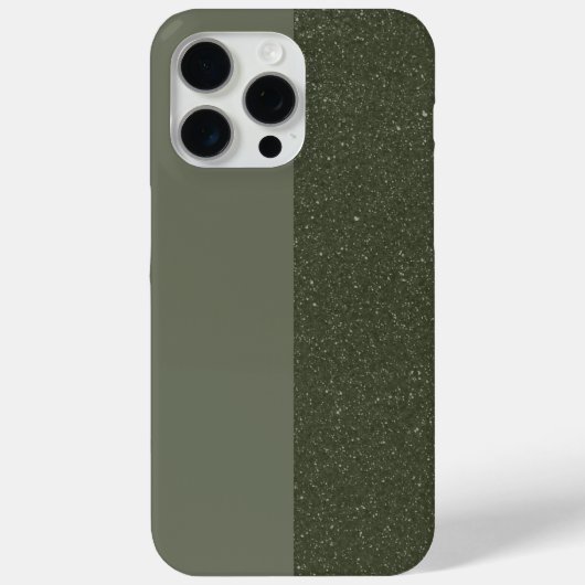 Moss Green Noise iPhone 15 Pro Max Hoesje (Aangepa (Achterkant)