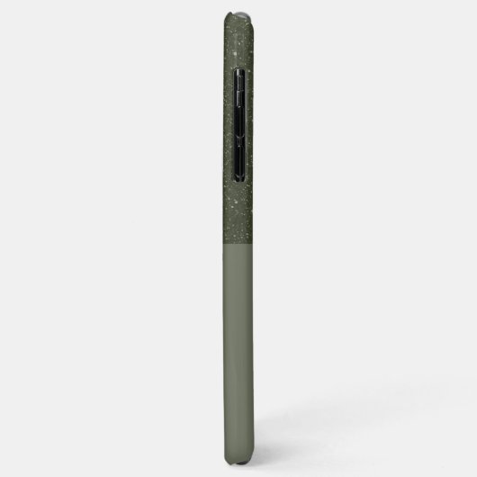 Moss Green Noise iPhone Case (Achterkant/links)