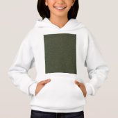 Moss Green Noise Kinder Pullover Hoodie – Aanpasse (Voorkant)