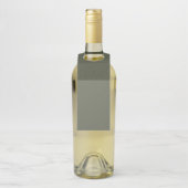 Moss Green Noise-Over-Matte Bottle Label – Aanpass (Op fles)