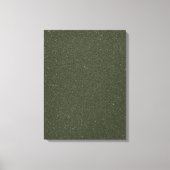Moss Green Noise Texture Stretched Canvas (Voorkant)
