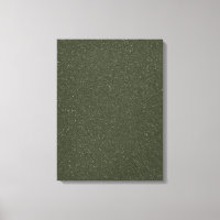Moss Green Noise Texture Stretched Canvas