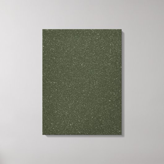 Moss Green Noise Texture Stretched Canvas Afdruk (Voorkant)
