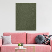 Moss Green Noise Texture Stretched Canvas Afdruk (Insitu (Woonkamer))