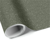 Moss Green Noise Texture Wrapping Paper - Aangepas Cadeaupapier (Rol Hoek)