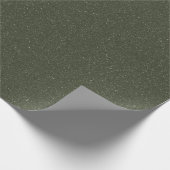 Moss Green Noise Texture Wrapping Paper - Aangepas Cadeaupapier (Hoek)
