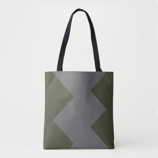 Moss Green Pattern Canvas tas (Voorkant)