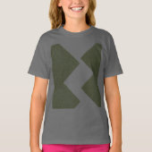 Moss Green Pattern Jeugd T-shirt (Voorkant)