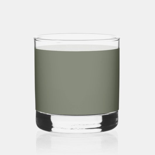 Moss Green Right-Split Shot Glass –  Whisky Glas (Voorkant)