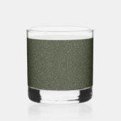 Moss Green Right-Split Shot Glass –  Whisky Glas (Achterkant)