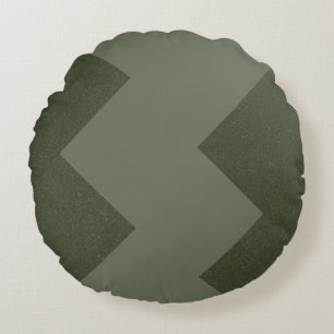 Moss Green Round Accent Pillow Rond Kussen