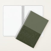 Moss Green Sketchbook – Bottom Split Notitieboek (Binnen)