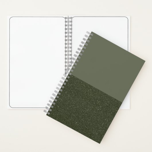 Moss Green Sketchbook – Bottom Split Notitieboek (Binnen)