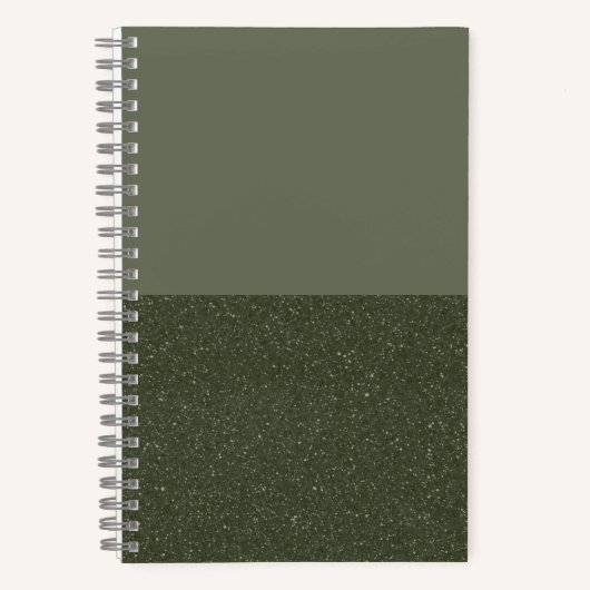  Moss Green Sketchbook – Bottom Split Notitieboek (Voorkant)