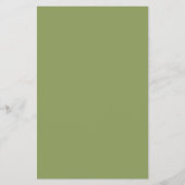 Moss Green Solid Color Flyer (Voorkant)